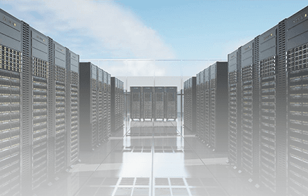 Data center with skylight